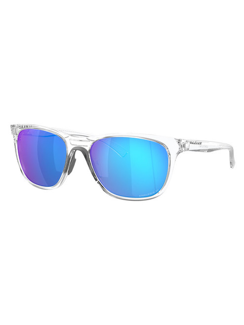 Oakley Leadline Sunglasses - Polished Clear w/ Prizm Sapphire Polarised Oakley Leadline Sunglasses - Polished Clear w/ Prizm Sapphire Polarised