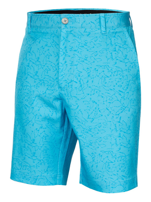 Calvin Klein Printed Bullet Regular Fit Stretch Short - Aquarius