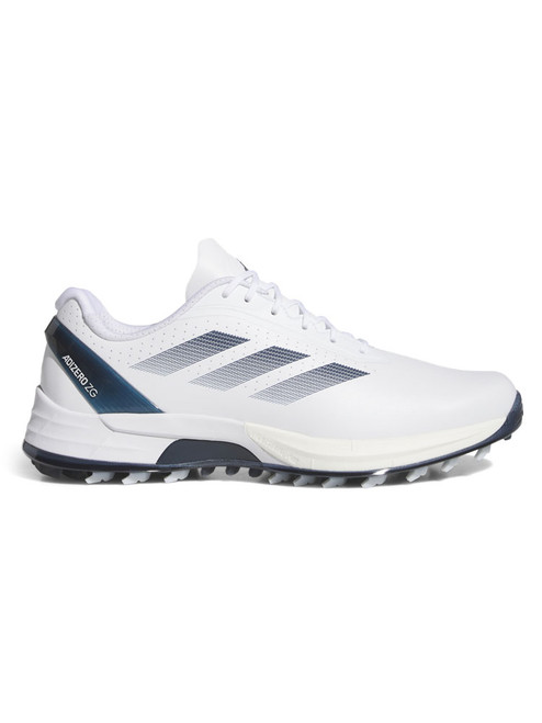 adidas Adizero ZG Spikeless Golf Shoes - Ftwr White/Collegiate Navy/Zero Met.