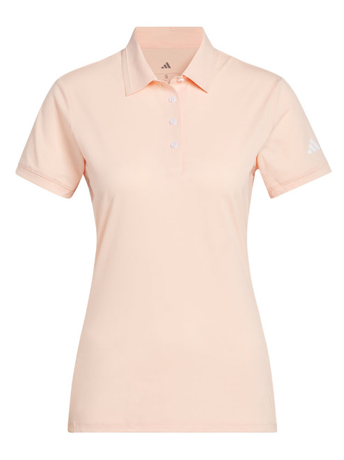 adidas Womens Ultimate365 Tour Twistknit Polo Shirt - Powder Coral