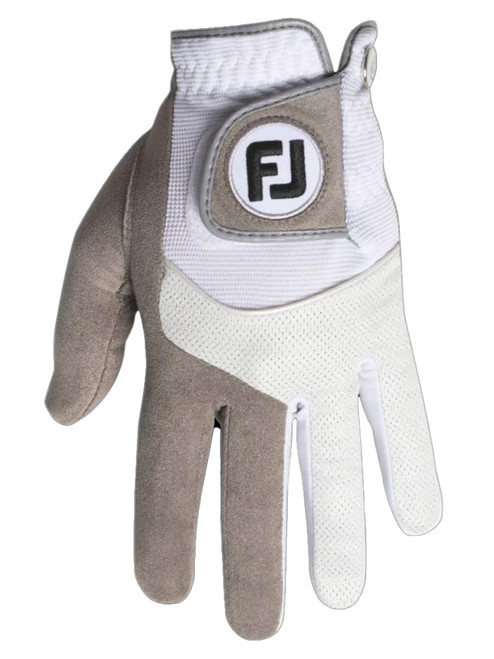FootJoy RainGrip 2025 Golf Glove - White/Grey