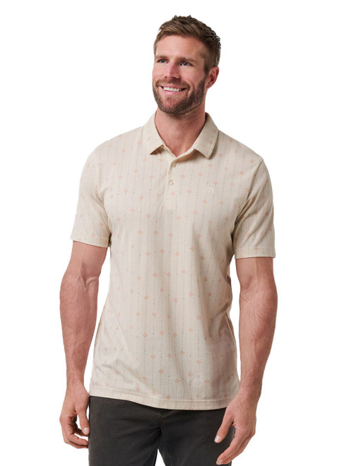 TravisMathew Deco Polo - Moonbeam