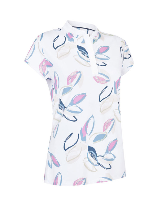 Callaway Women's Linear Petals Polo - Bright White