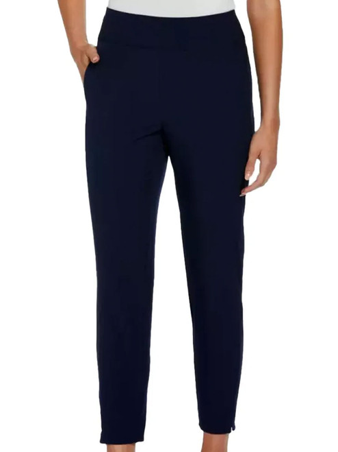 Ben Hogan Women's Lightweight Stretch Woven Ankle Pant - Peacoat