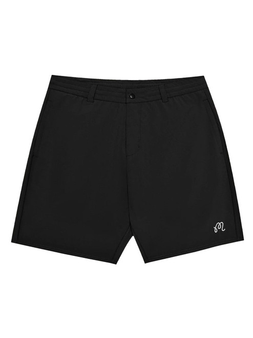 Malbon Tonino Hybrid Short Solid - Black | GolfBox