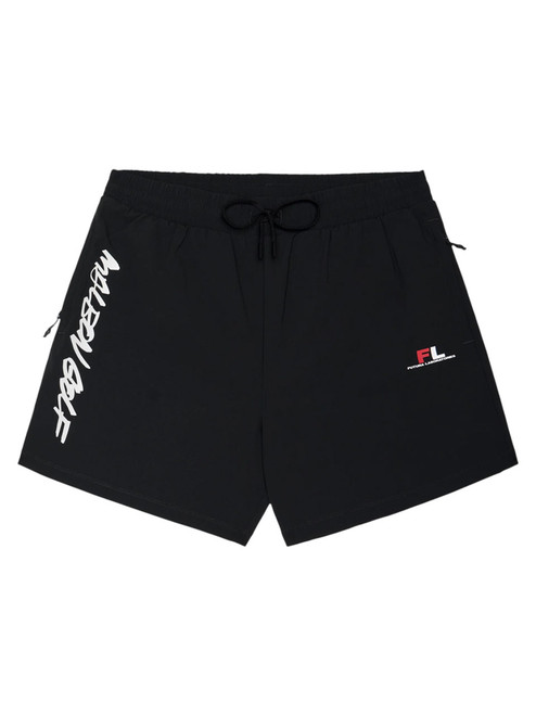 Malbon Performance Tag Tech Short - Black