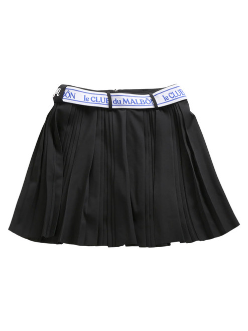 Malbon Womens Joelle Pleated Skort - Black