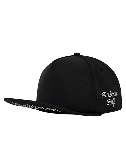 Malbon x Jesper Parnevik 5 Panel Hat - Black