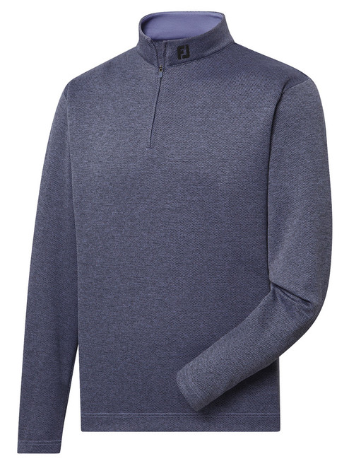 FootJoy Space Dye Dot Midlayer (Athletic Fit) - Purple Dusk/Black