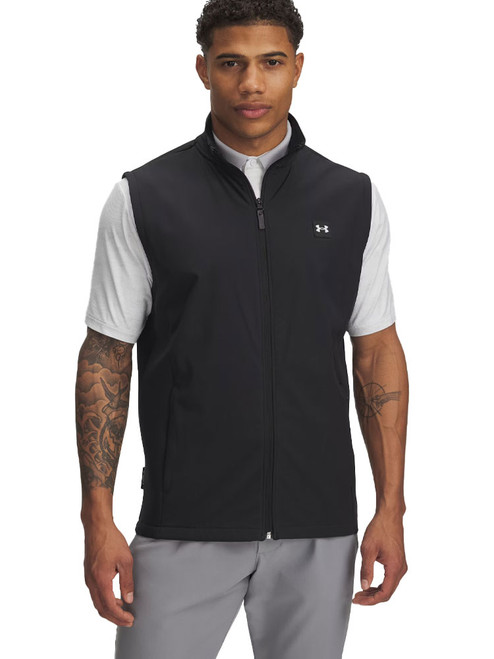 Under Armour Drive Pro Storm Hybrid Vest - Black/Metallic Silver