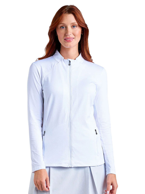 Nivo Women's London Full Zip Cardigan - White