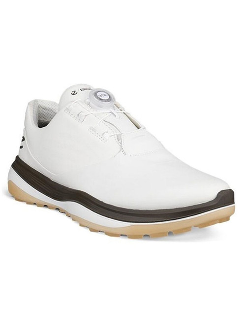 Ecco M LT1 BOA Golf Shoes - White/Tarmac | GolfBox