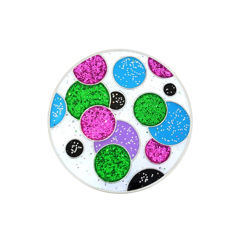 Navika Glitzy Polka Dot Galaxy Ball Marker