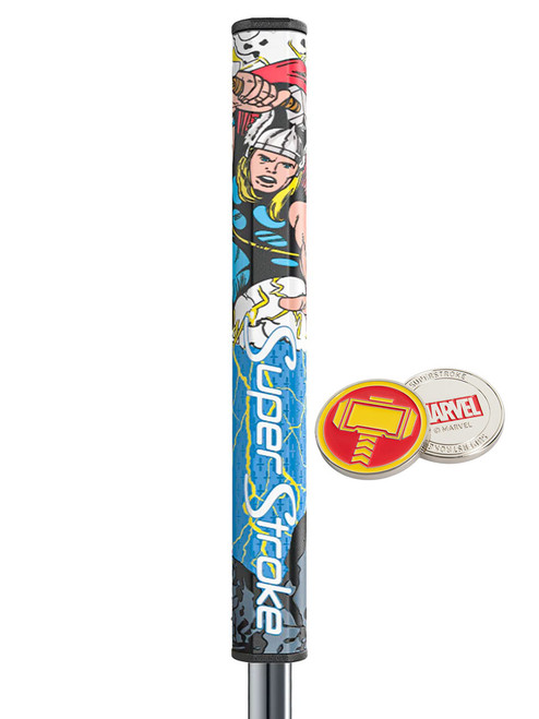 SuperStroke Tour 2.0 Marvel Putter Grip & Ball Marker- Thor