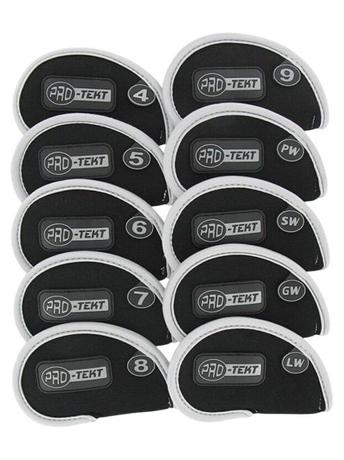Protekt Neoprene 10 Piece Iron Cover Set - Black