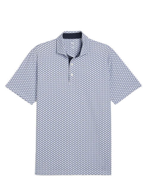 Puma MATTR Lotus Golf Polo - White Glow/Deep Navy