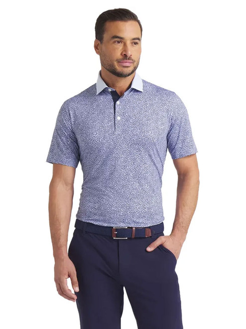 Puma MATTR Joey Golf Polo - Haute Tropic/Deep Navy