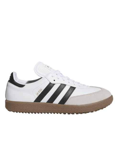 adidas Originals Samba Spikeless Golf Shoes - Cloud White/Core Black/Gum