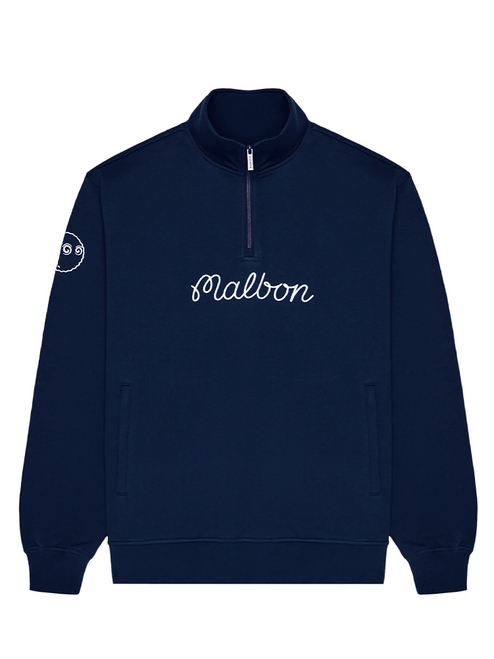 Malbon Collegiate Sweatshirt - Navy