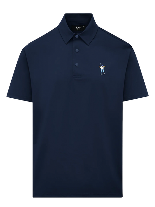 Eastside Golf Snap Placket Polo - Midnight Navy