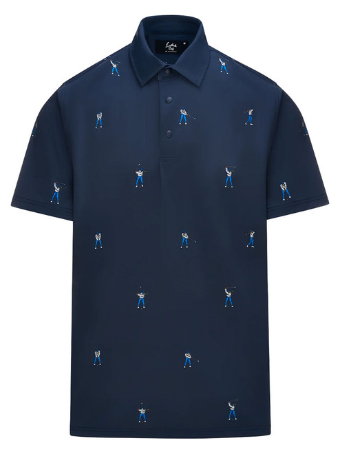 Eastside Golf Snap Placket Polo - Midnight Navy