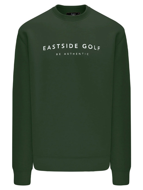 【EASTSIDE GOLF 】LS DOUBLE KNIT CREW Eastside Golf LS Double Knit Crew - Hunter Green