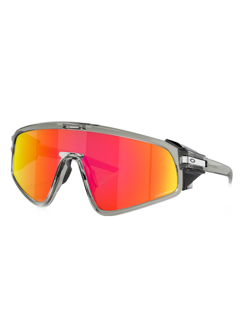 Oakley Latch Panel Sunglasses - Grey Ink w/ Prizm Ruby