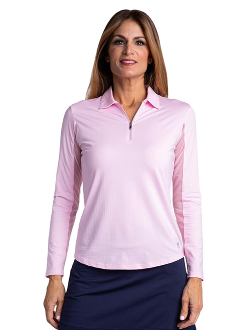 Bette & Court Women's Cool Elements Swing Polo - Pink