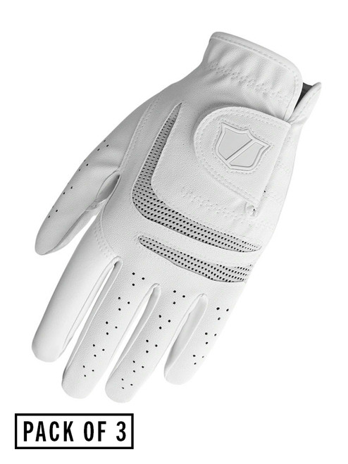 Wilson Grip Plus Women's Golf Glove - 3 Pack