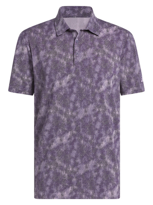 adidas-Ultimate365-Textured-Print-Polo-Shirt-Powder-Plum-Preloved-Violet