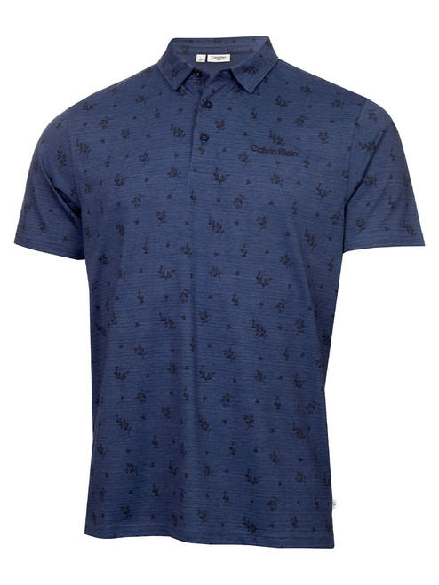 Calvin Klein Colton Printed Polo - Denim
