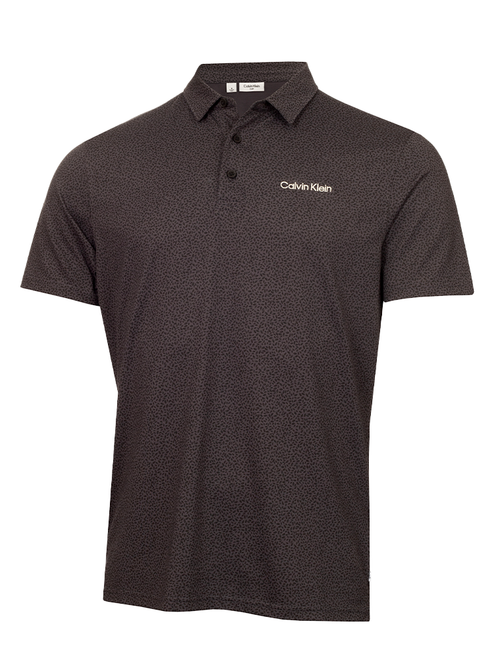 Calvin Klein Watkins Printed Polo - Black