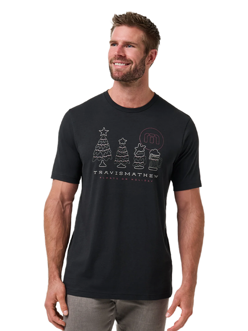 TravisMathew Season Of Giving T-Shirt - Black