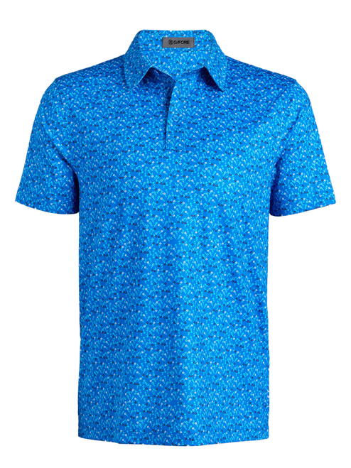 G/FORE Aye Poppy Tech Jersey Polo - Lisbon