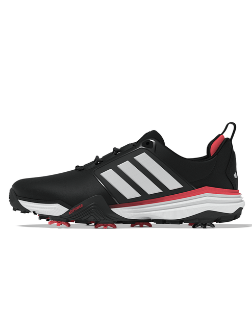 adidas Adipower 26 Wide Golf Shoes - Core Black/Ftwr White/Lucid Red