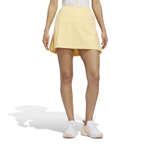 adidas Womens Ultimate365 Tour Pleated 15-Inch Skort - Semi Ice Tangerine