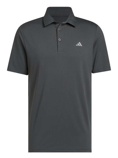 adidas Performance Textured Polo Shirt - Carbon/Black