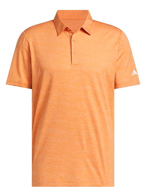 adidas Ultimate365 Elevated Twistknit Polo Shirt - Dusky Orange/White