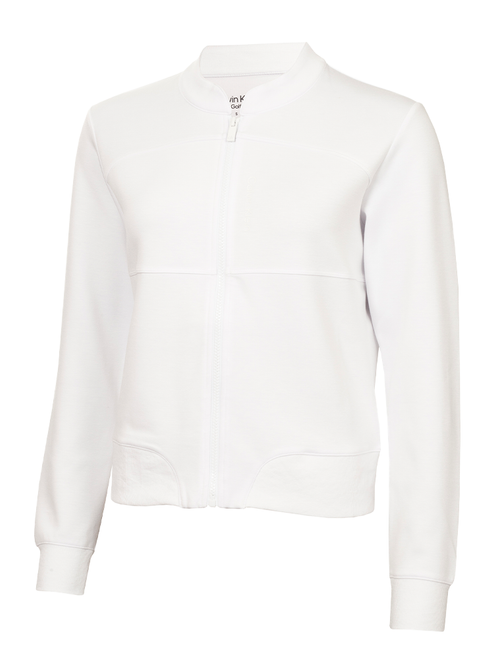Calvin Klein Womens Freya Full Zip - White
