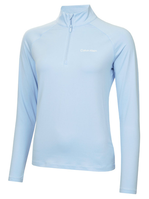 Calvin Klein Womens Dakota 1/4 Zip - Blue Bell