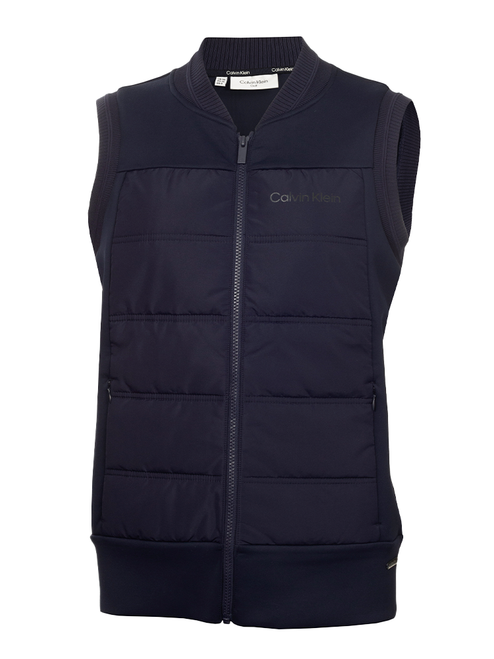 Calvin Klein Womens Hadleigh Hybrid Full Zip Gilet - Navy