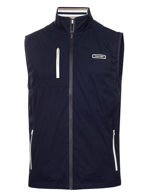 Calvin Klein Deerpark Lightweight Full Zip Gilet - Navy