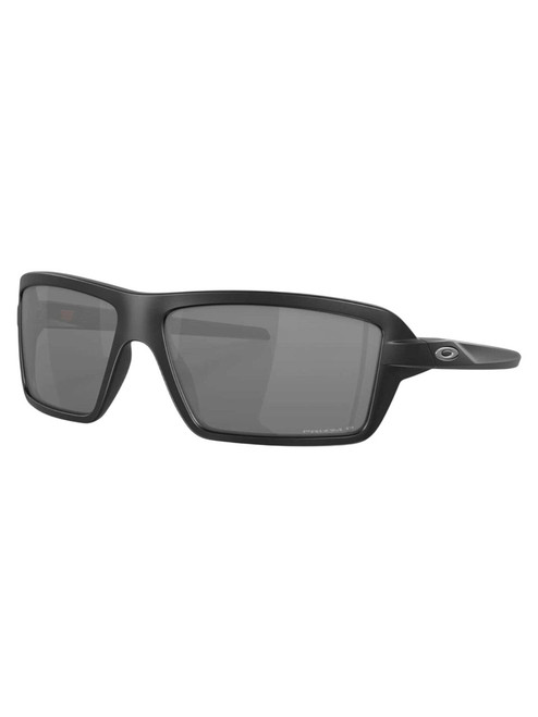 Oakley Cables Sunglasses - Matte Black w/ Prizm Black Polarised