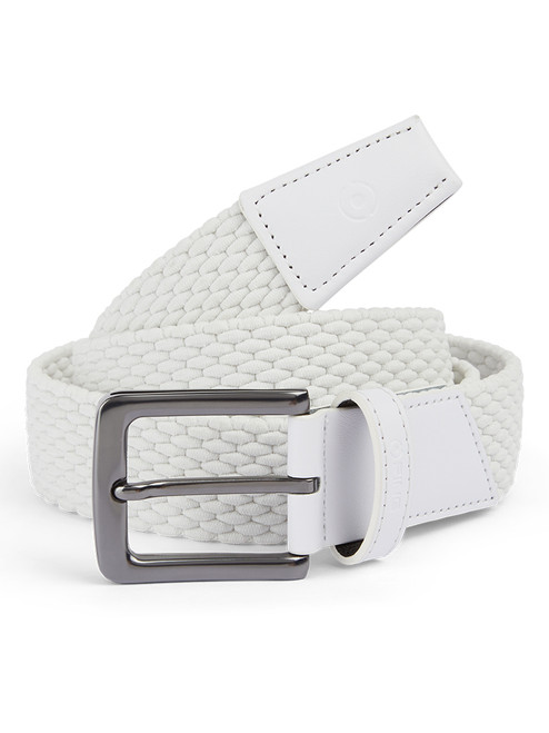 Ping Stretch Webbing Belt - White