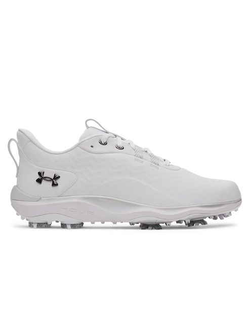 Under Armour Drive Pro Clone Golf Shoes - White/Metallic Gun Metal