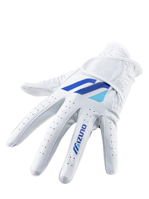 Mizuno Monogram M Suede Golf Glove - White
