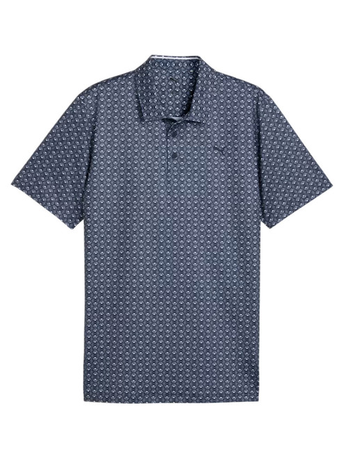 Puma MATTR Scallop Polo - Deep Navy/White Glow