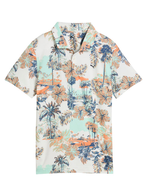 Puma Junior Boys CLOUDSPUN Palm Polo - Warm White