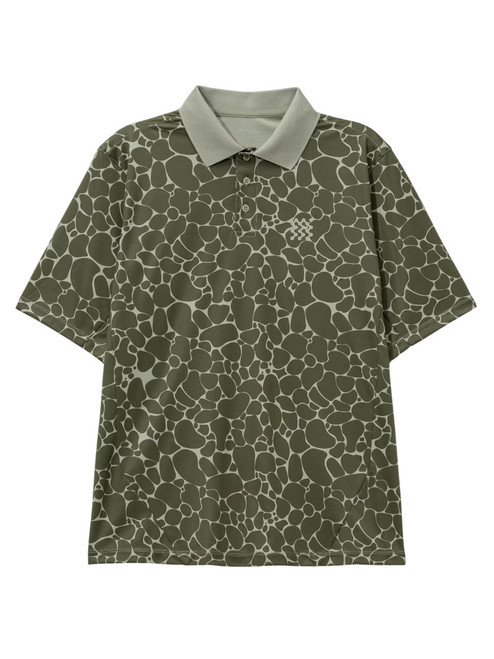 Manors Golf AOP Course Polo - Dune