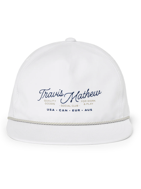 TravisMathew Gate Crasher Cap - White